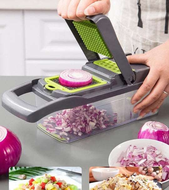SliceNinja™ | Kitchen Chopper & Slicer System 🔪✨
