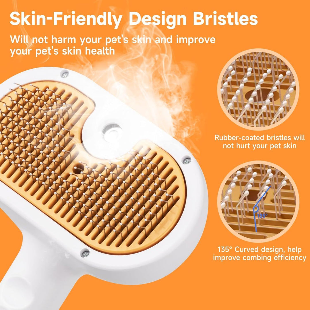 3-in-1 Pet Spa Grooming Kit 🐾🛁👂🦷 – Steam, Clean & Massage! (USA ONLY)