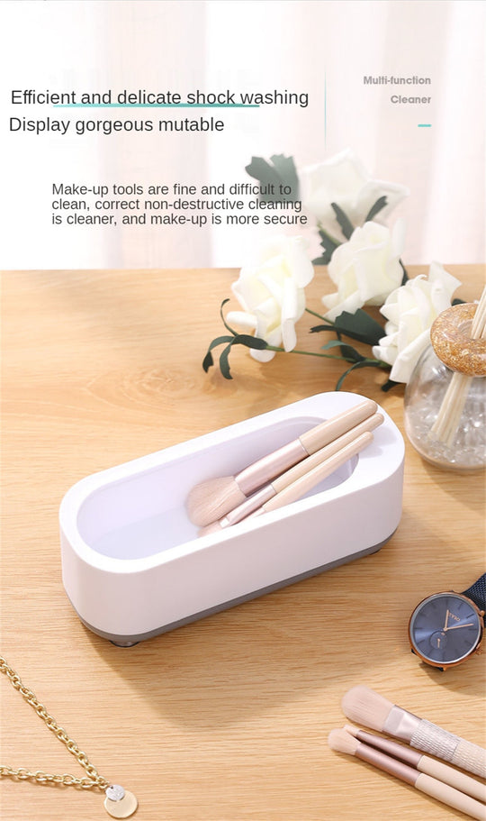 Ultrasonic Vibration Jewelry Cleaner - Portable Bath for Glasses & Rings