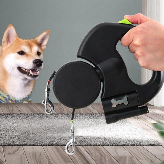 DuoLeash™ 360° Tangle-Free Pet Leash 🐾