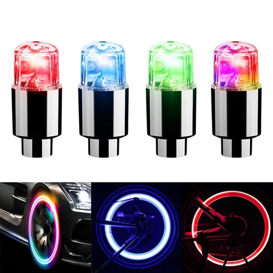 LED Tire Valve Caps – Light Up Your Ride 🚴‍♂️🚗✨