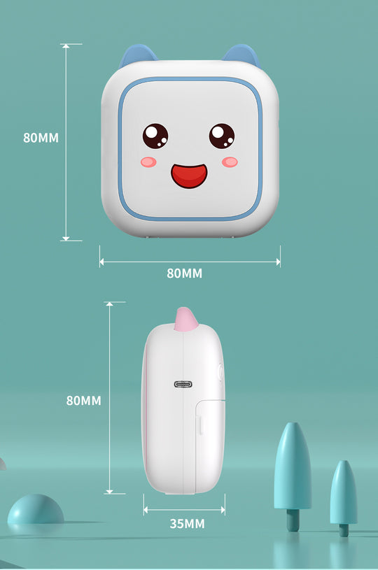 Inkless Mini Printer Creative Bundle - Includes Paper, Stickers & Markers