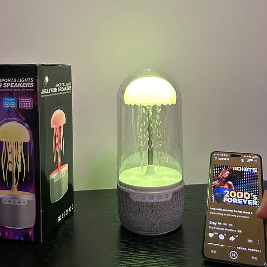 AuraJelly™ Mini | La fascinante lámpara parlante con forma de medusa 🐙🎶