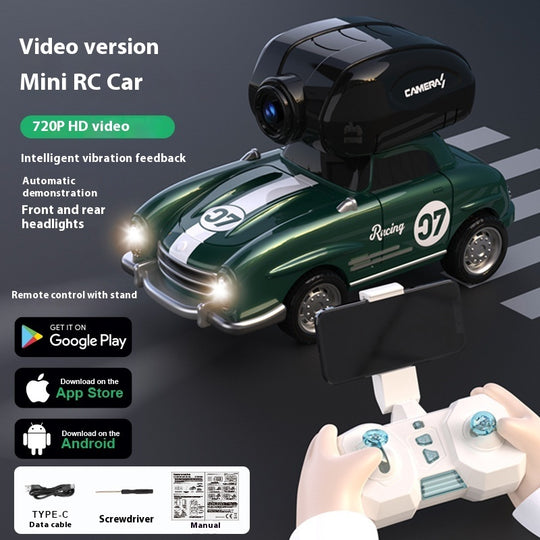 🏁 Mini FPV Racing Car 📸 – Go Viral w/ WiFi Camera!