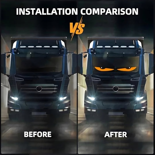 Dynamic Big Eye Lights 👀 Make Your Car Unstoppable! 🚘✨