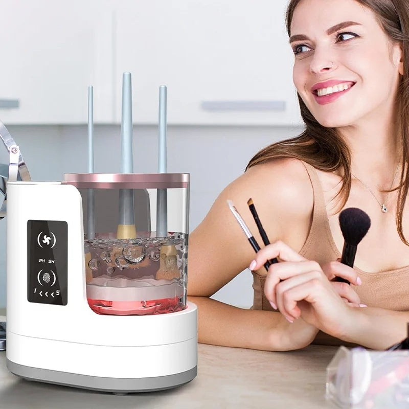 3-in-1 Electric Makeup Brush Cleaner 💄 Spotless Brushes in Minutes! ⚡