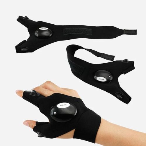 🔦✨LED Flashlight Gloves – Light at Your Fingertips!