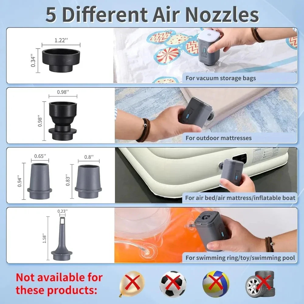 AirGo™ | The Ultimate 2-in-1 Mini Air Pump & Vacuum 💨🌪️