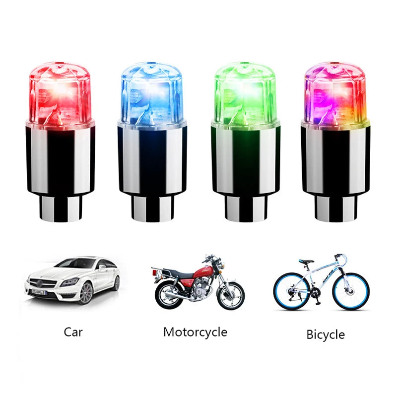 LED Tire Valve Caps – Light Up Your Ride 🚴‍♂️🚗✨