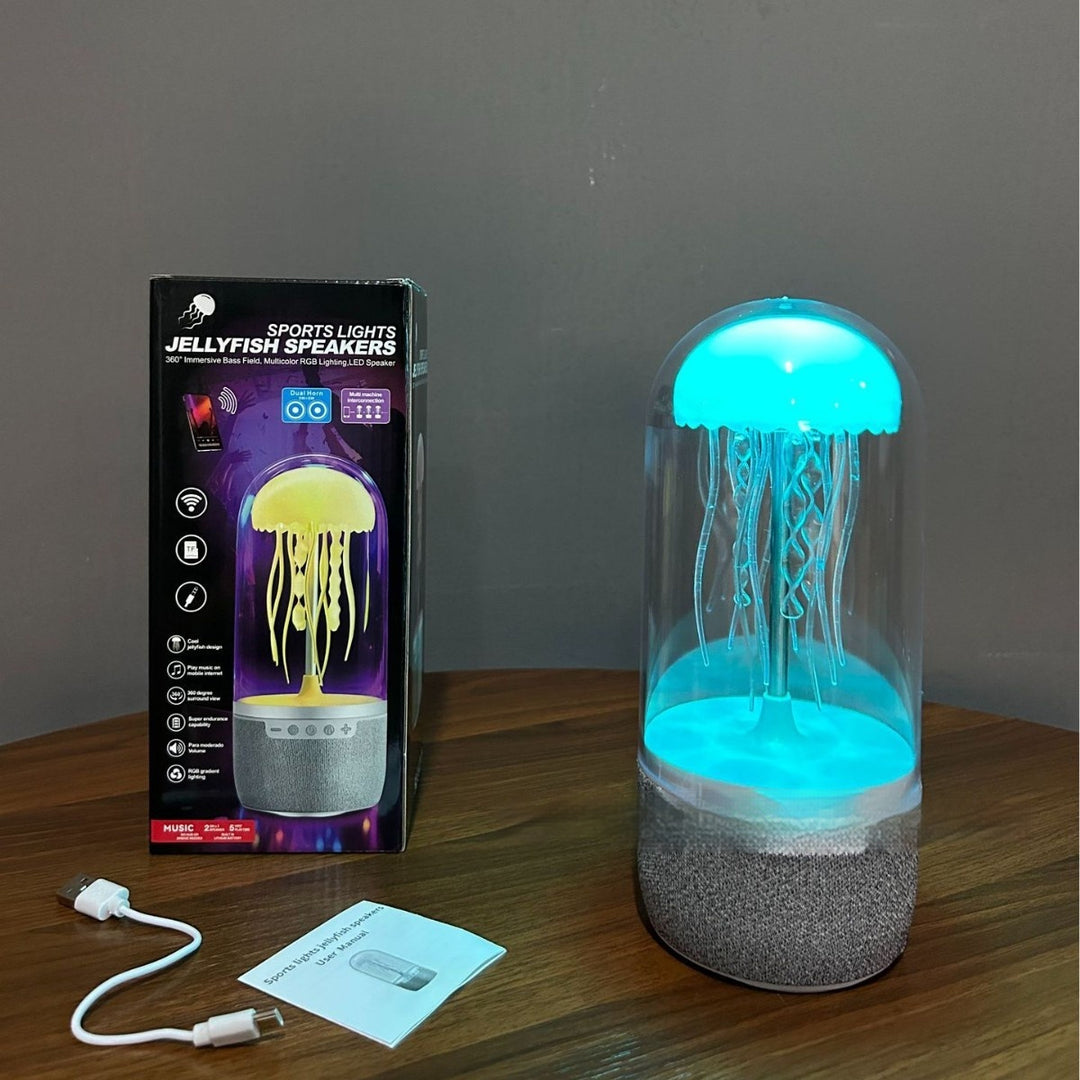 AuraJelly™ Mini | La fascinante lámpara parlante con forma de medusa 🐙🎶