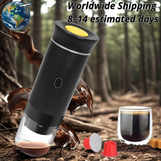 BrewMaster™ Go | All-in-One Portable Espresso Maker ☕