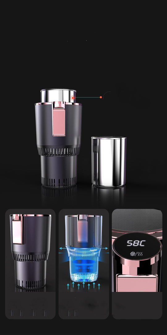 2-in-1 Car Cup Cooler & Warmer – Keep Drinks Hot or Ice-Cold Anywhere!