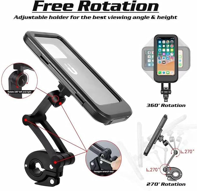 RideGuard™ | El soporte impermeable de 360° para bicicletas y motocicletas 🚲🌧️