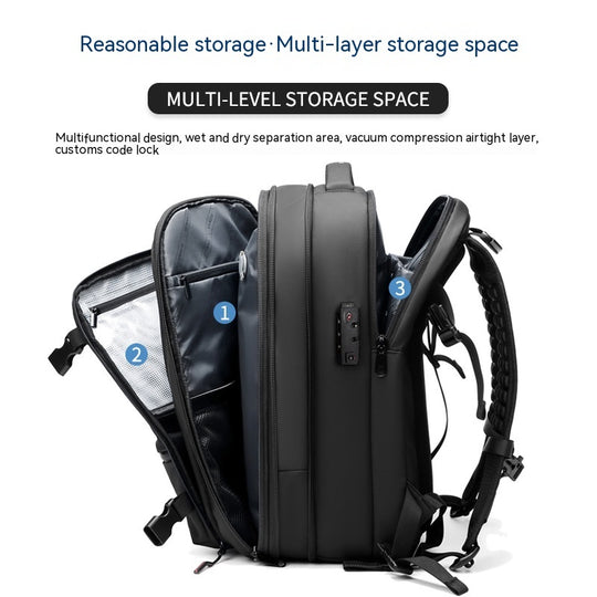 AeroPak™ | The Ultimate Compression Travel Backpack ✈️