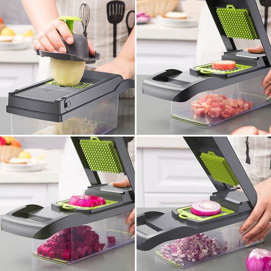 SliceNinja™ | Kitchen Chopper & Slicer System 🔪✨
