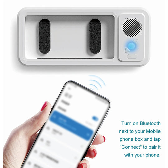 Shower Phone Holder with Speaker 🚿📱🎶 Turn Your Shower Into a Concert!