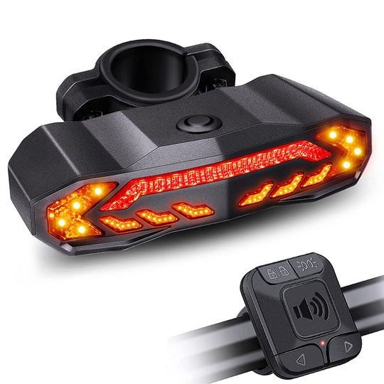Bike Tail Light w/ Turn Signals, Brake Light & Remote 🚴‍♂️