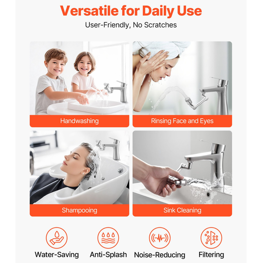 AquaFlex™ | 1080° Robotic Faucet Extender 🚀 (USA only)