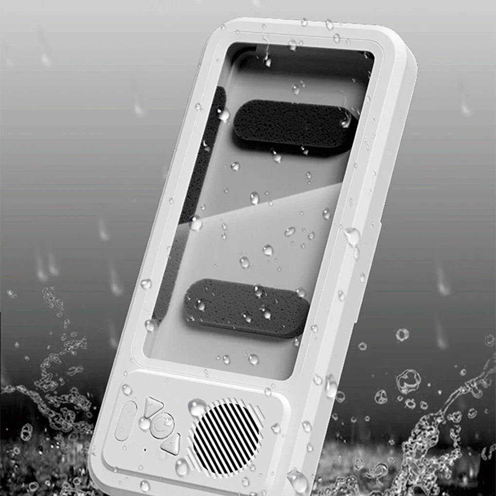 Shower Phone Holder with Speaker 🚿📱🎶 Turn Your Shower Into a Concert!