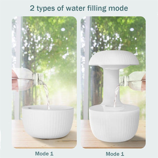 Anti-Gravity Water Humidifier - Levitating Drops & Air Purifier