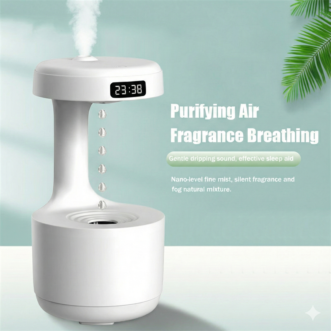 Anti-Gravity Water Humidifier - Levitating Drops & Air Purifier