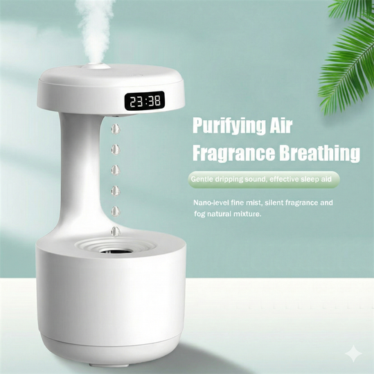 Anti-Gravity Water Humidifier - Levitating Drops & Air Purifier