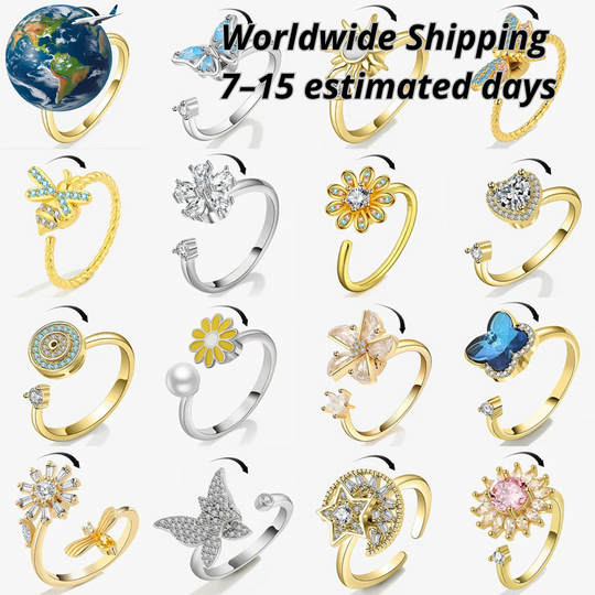 Anti-Anxiety Spinner Ring 💍 Stress Relief Meets Style ✨