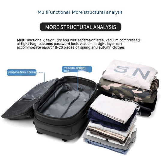 AeroPak™ | The Ultimate Compression Travel Backpack ✈️