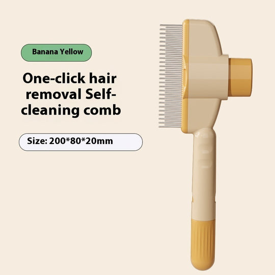 GlideAway™ Self-Cleaning Pet Brush ✨