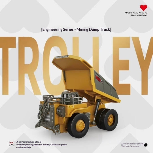 1:64 Mini RC Engineering Vehicles - Pro Series with Proportional Steering