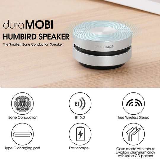 The Hummingbird Bone Conduction Speaker (Dura MOBI)  🎵 – Turn Anything into a Sound System!