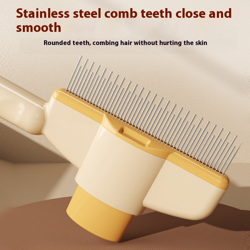 GlideAway™ Self-Cleaning Pet Brush ✨