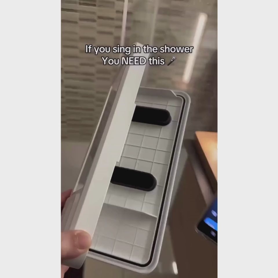 Shower Phone Holder with Speaker 🚿📱🎶 Turn Your Shower Into a Concert!