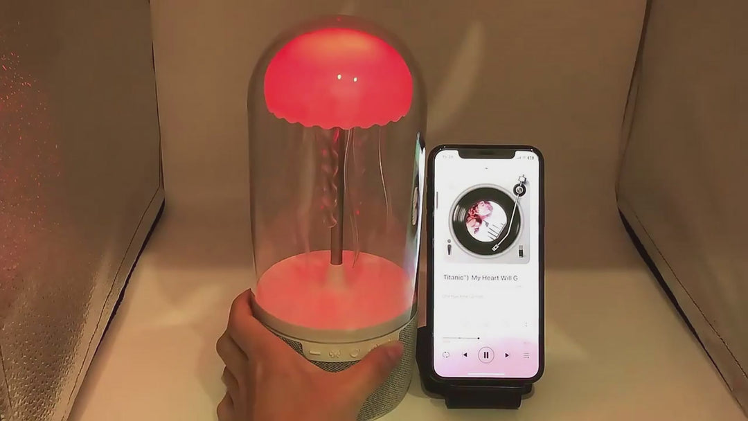 AuraJelly™ Mini | La fascinante lámpara parlante con forma de medusa 🐙🎶