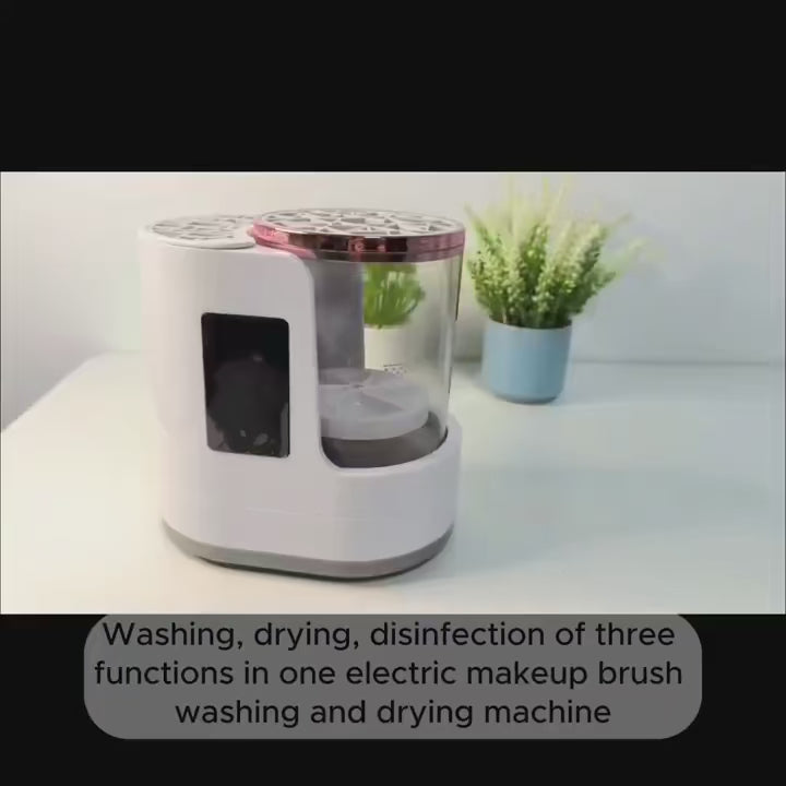 3-in-1 Electric Makeup Brush Cleaner 💄 Spotless Brushes in Minutes! ⚡